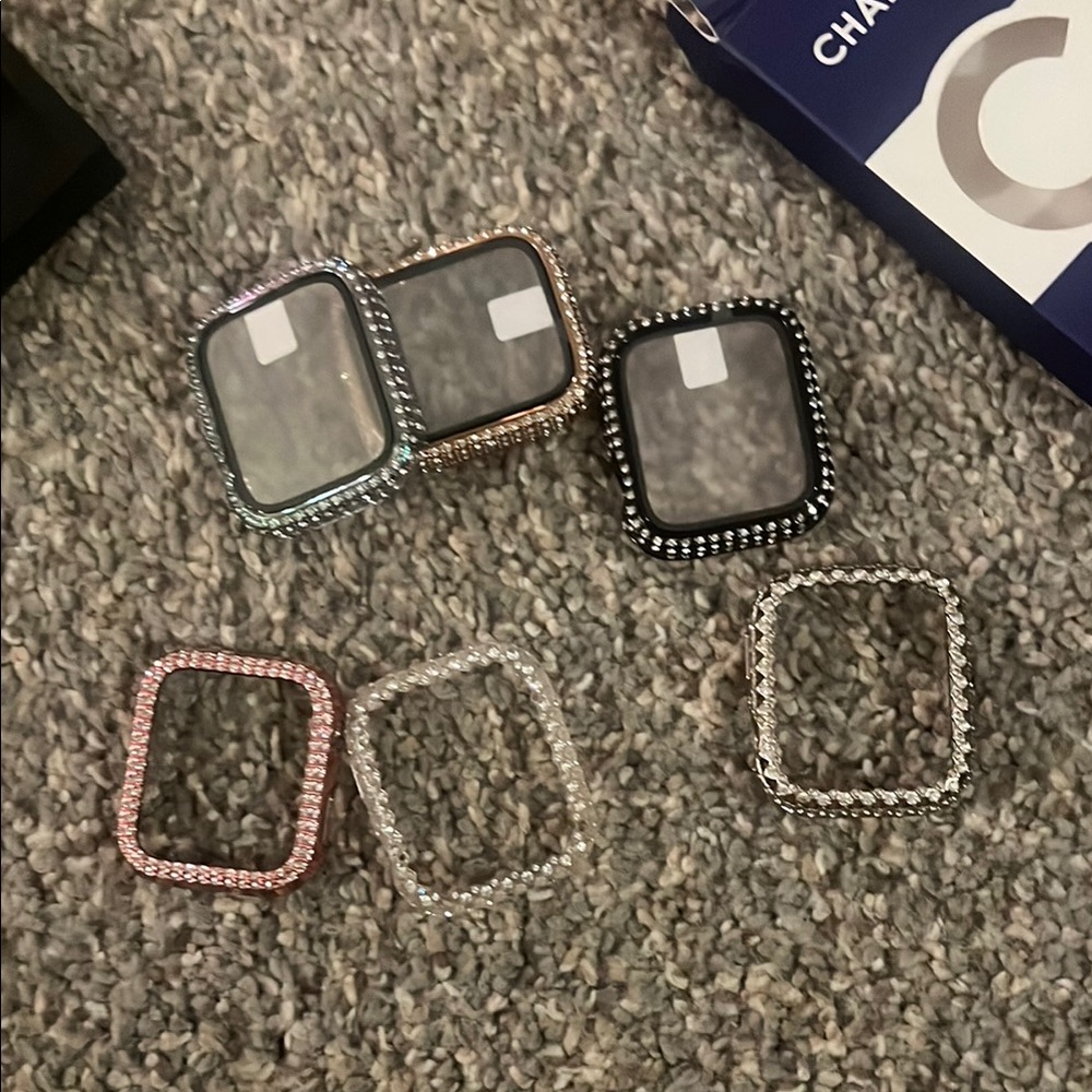 Rhinestone Apple Watch Case Covers. 44MM